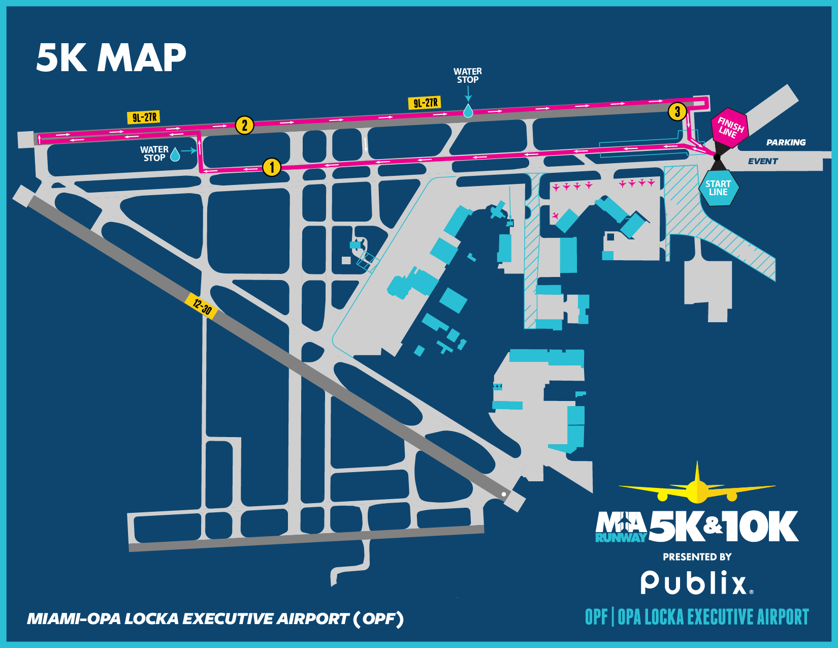 OPF | MIAMI-OPA LOCKA EXECUTIVE AIRPORT - MIA Runway 5K